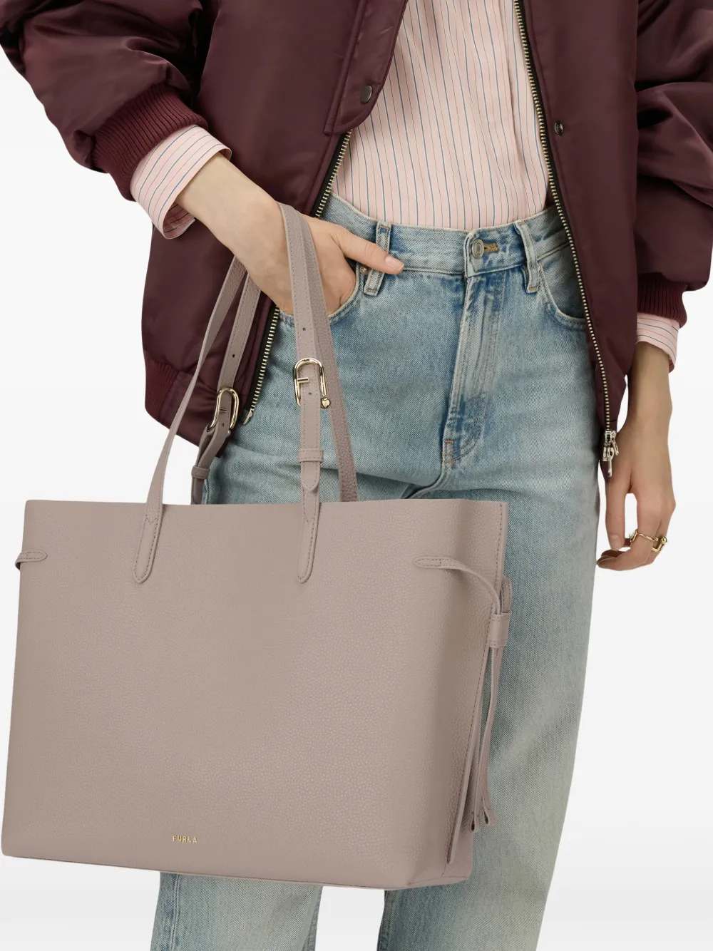 Furla large Ava tote bag - Toni neutri