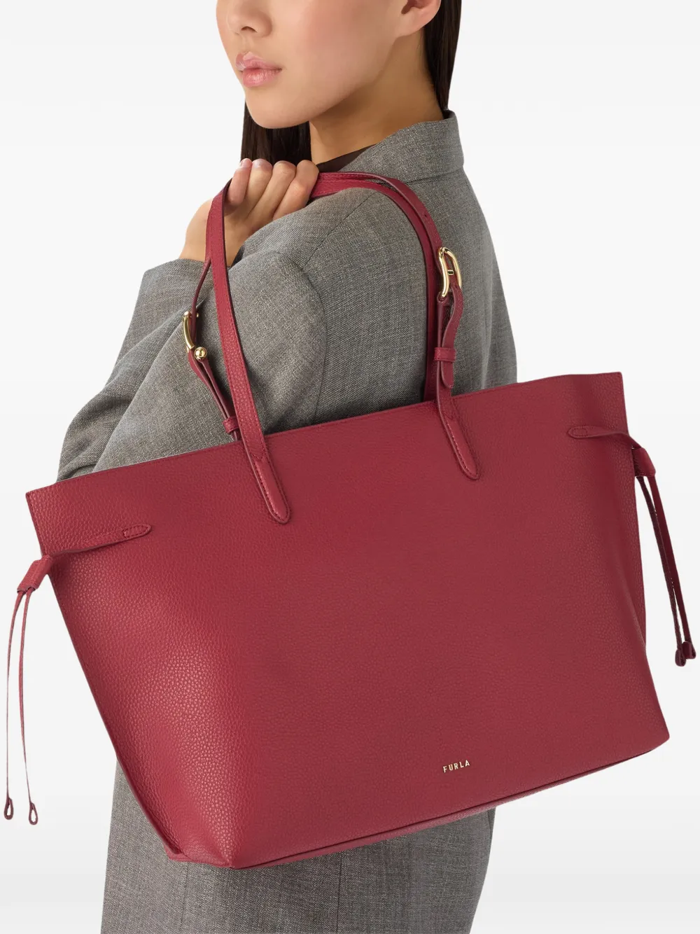 Furla Große Ava Tote Bag - Rot