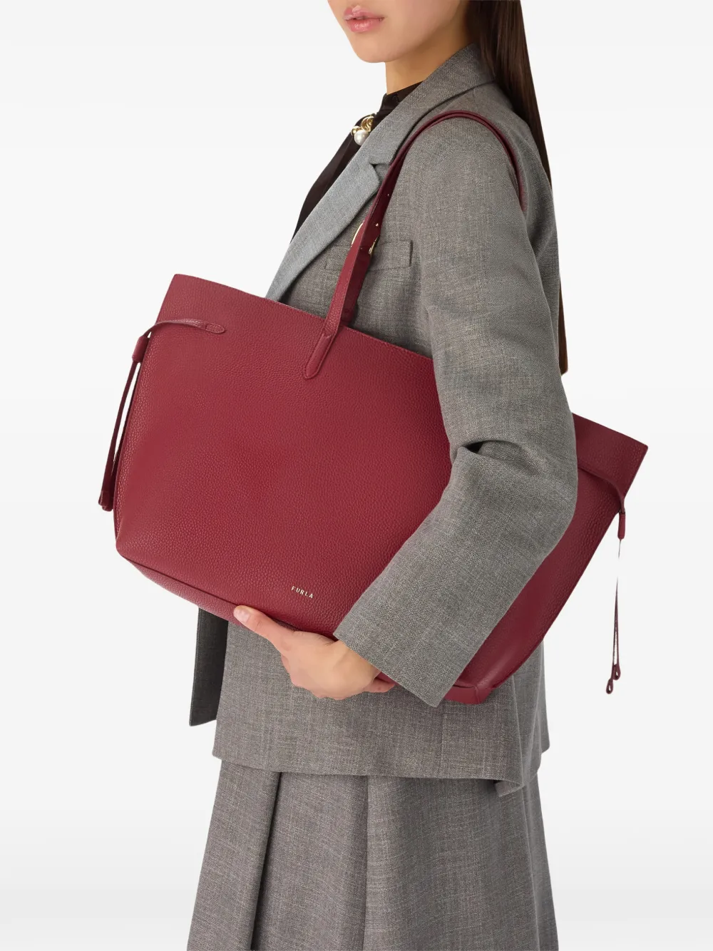 Furla Ava grote shopper Rood