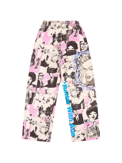 Better with Age  Skeeter printed track pants