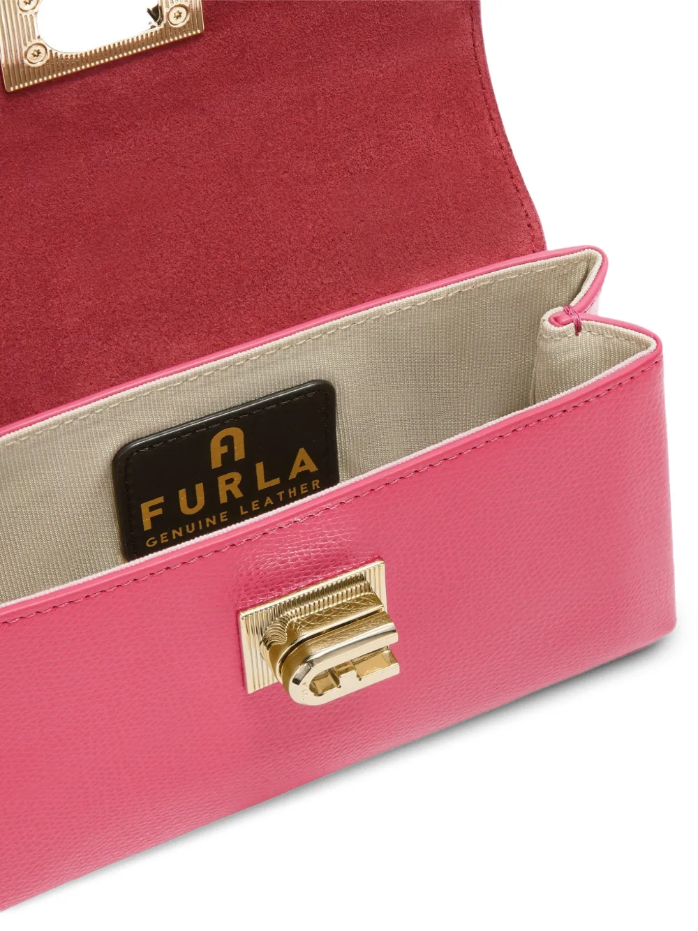 Furla 1927 leren shopper Roze