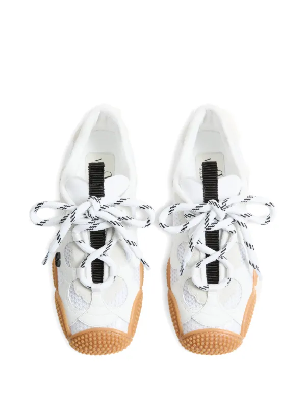 Valentino Garavani Amphibia Sneaker In Rubberized Calfskin And
