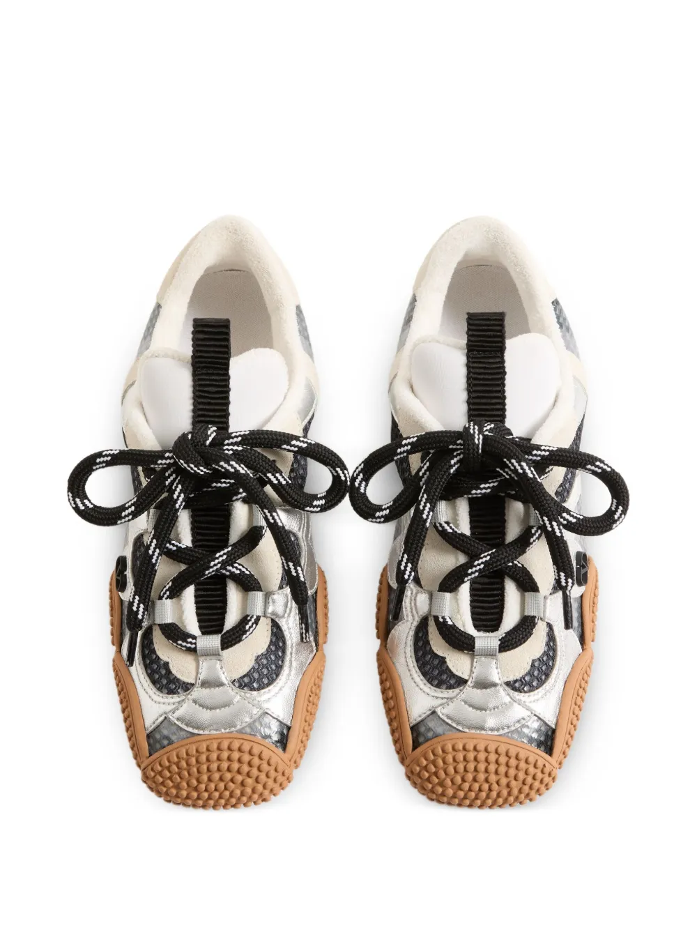 Valentino Garavani Amphibia VLogo sneakers Zilver