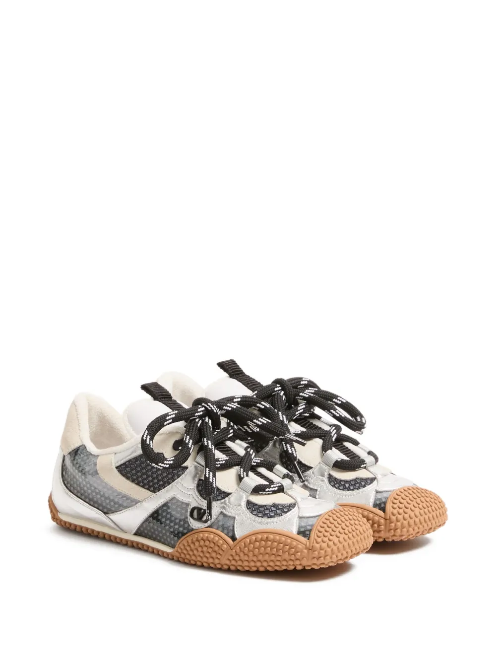 Valentino Garavani Amphibia VLogo sneakers - Zilver