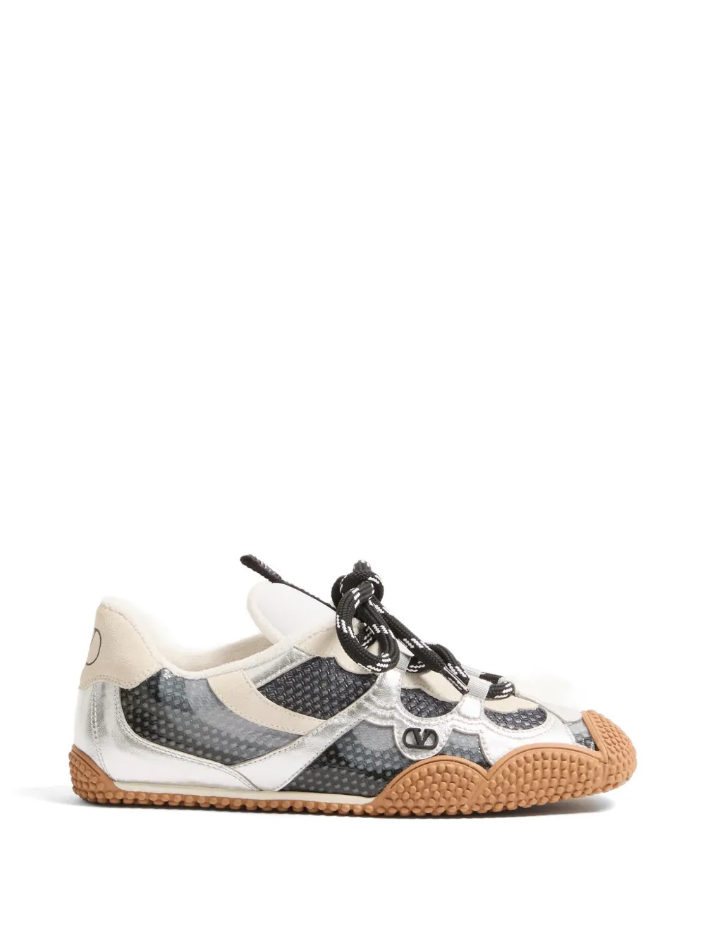 Valentino Garavani Sneakers Amphibia VLogo - Argento
