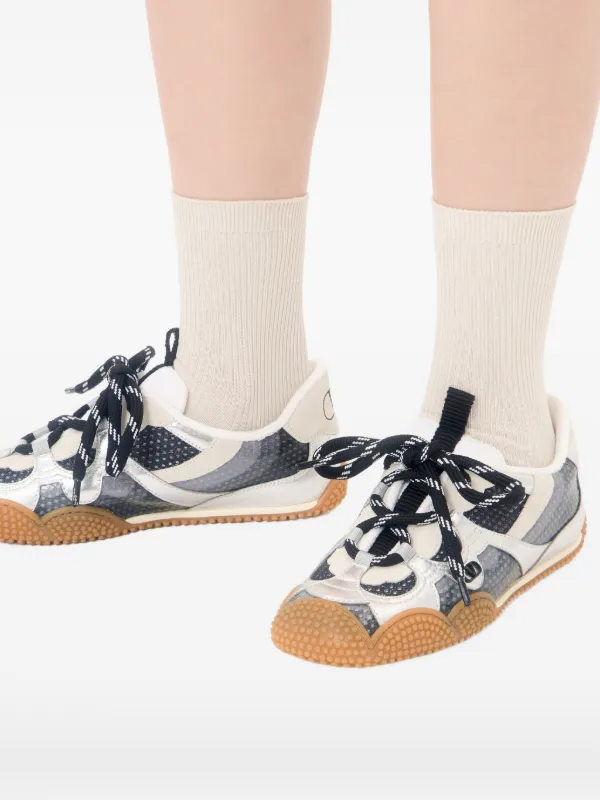 Valentino Garavani Amphibia Sneakers In Rubberized Calfskin And