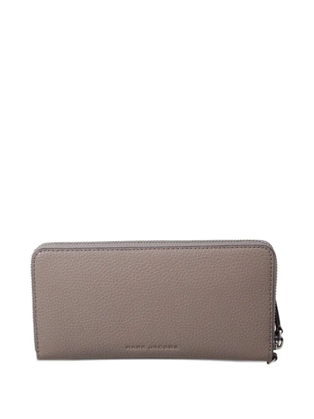 Marc Jacobs logo-plaque zipped wallet - Grijs
