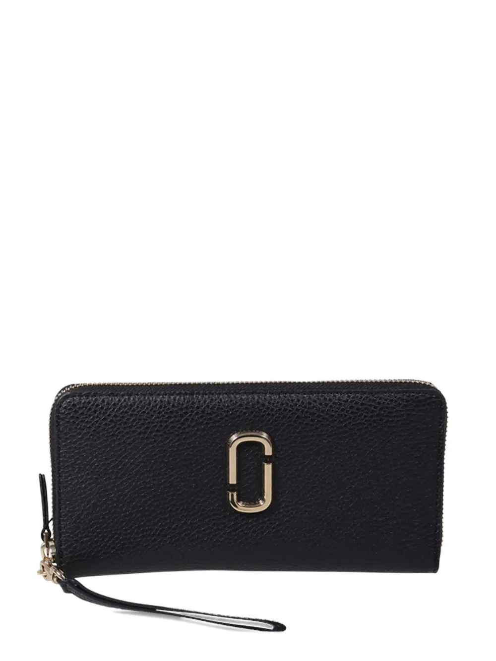Marc Jacobs Portafoglio con placca logo e zip - Nero