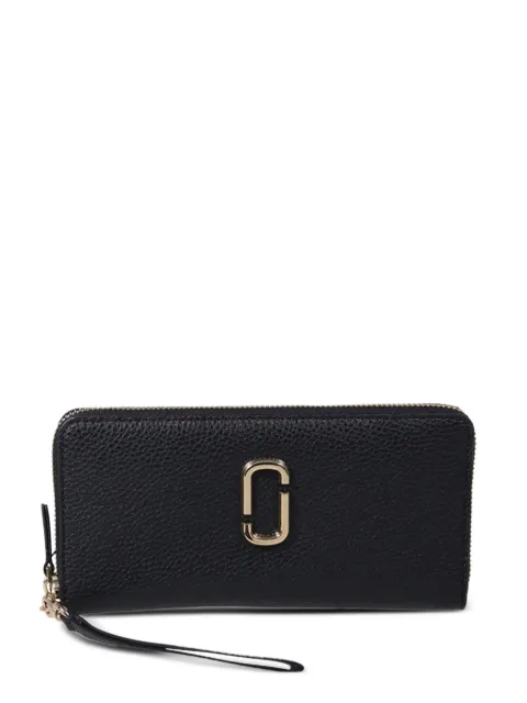 Marc Jacobs zipped logo-plaque wallet