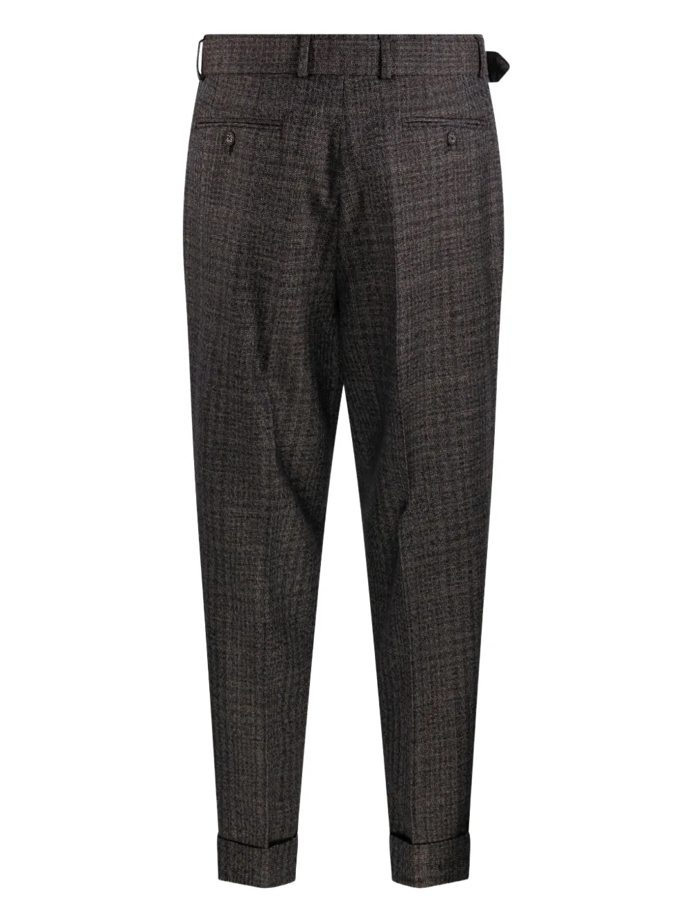 Officine Generale pleated-front trousers - Bruin