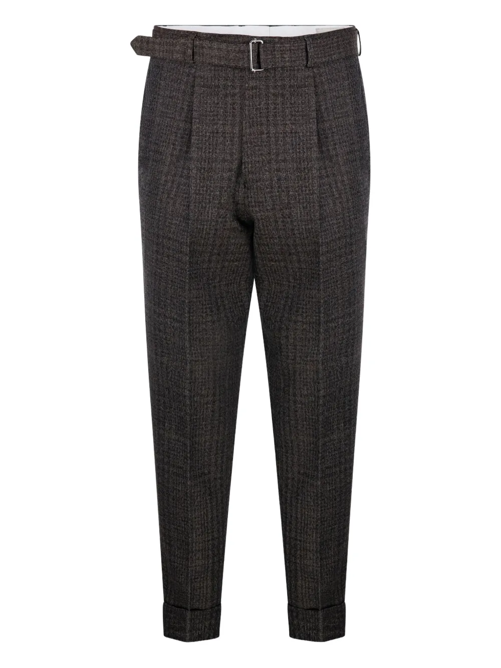 Officine Generale pleated-front trousers | Brown | Image 1