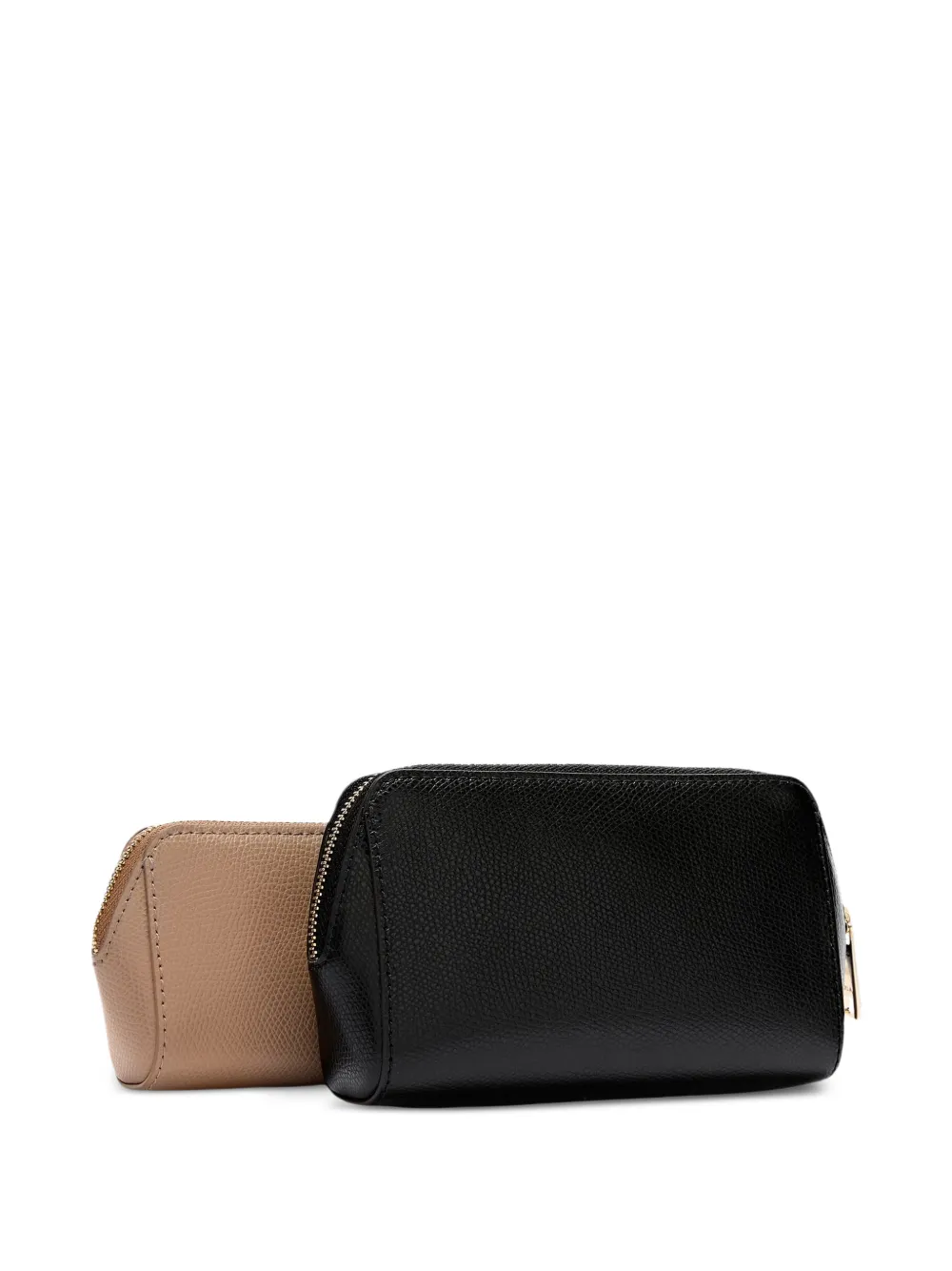 Furla Camelia medium make-up tassen met logodetail (set van twee) Zwart