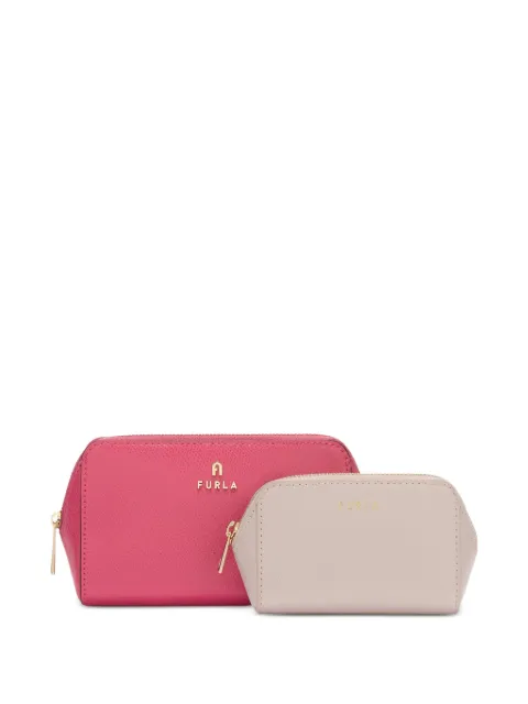 Furla M Camelia Kosmetiktasche mit Logo (2er-Set)