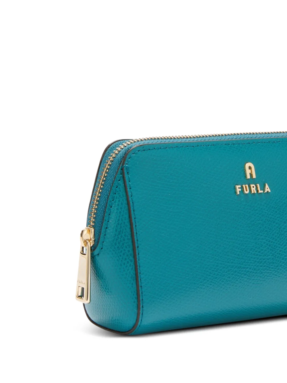 Furla Camelia make-up tas met logodetail (set van twee) Blauw