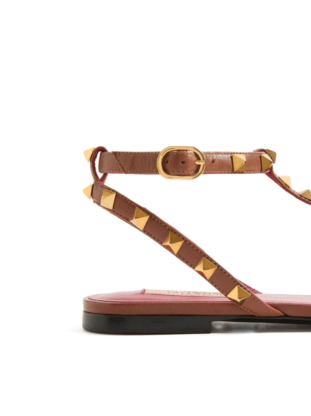 Valentino Studdy Sandals In Pink