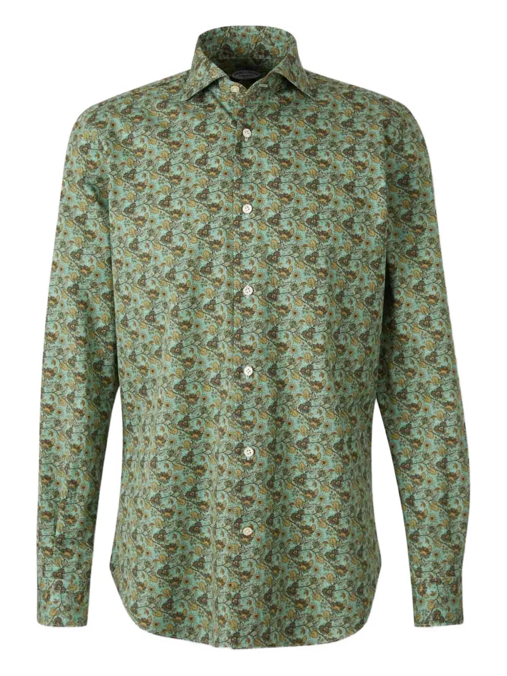 Vincenzo Di Ruggiero Buttoned Floral-print Shirt In Multi