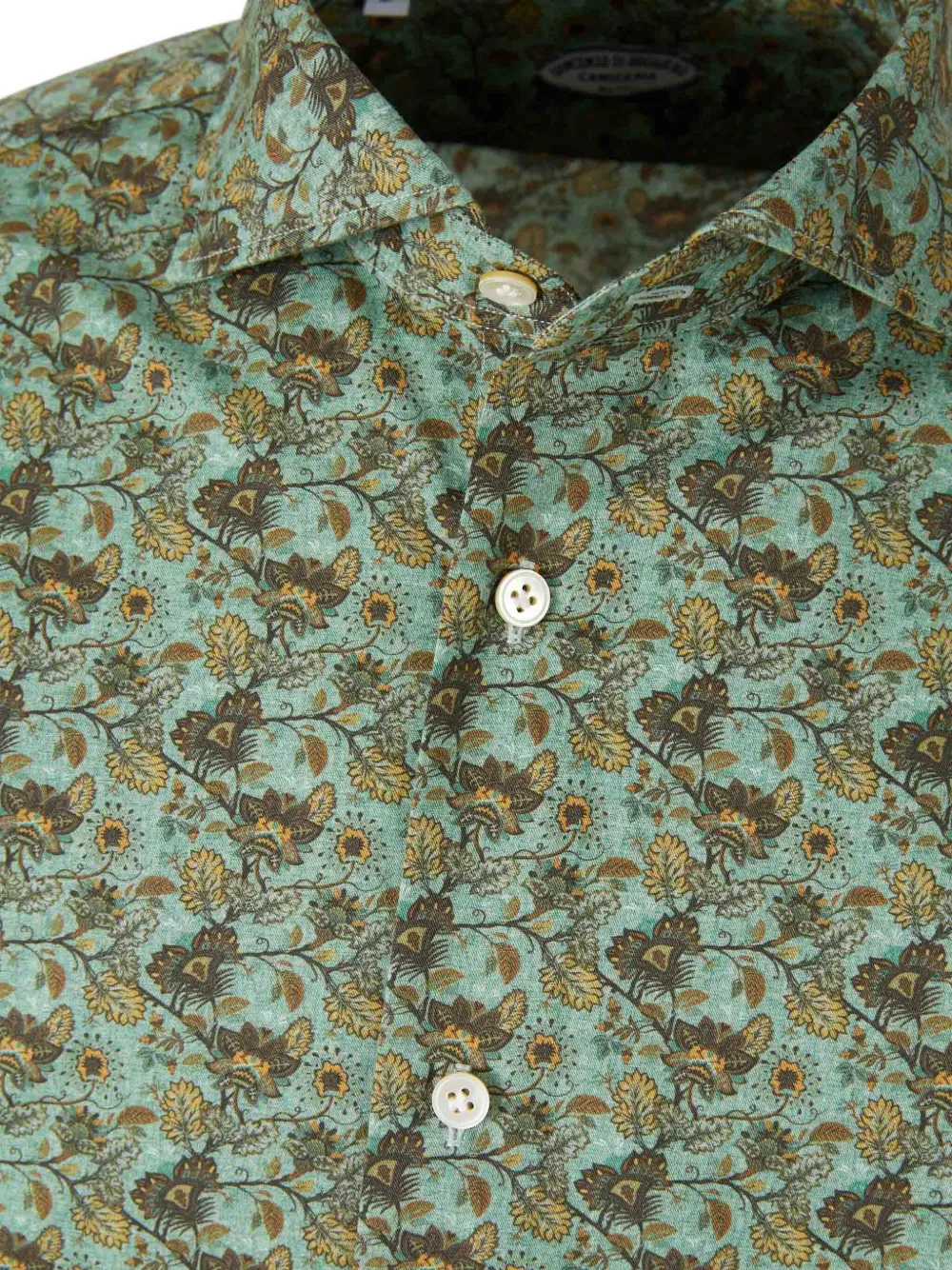 Vincenzo Di Ruggiero Buttoned Floral-print Shirt In Multi