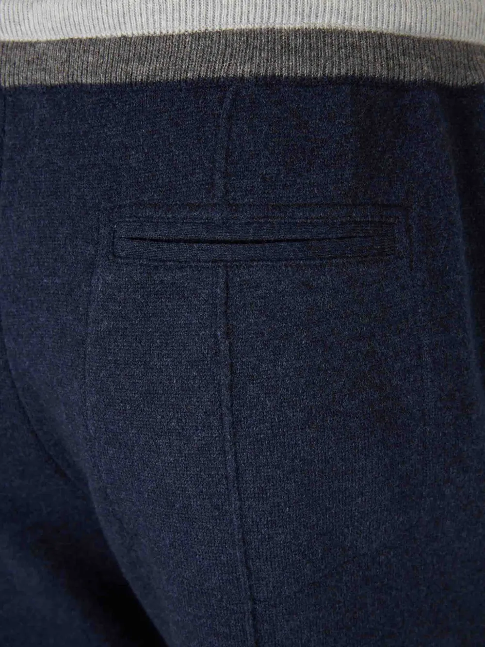 Gran Sasso Broek met trekkoord Blauw