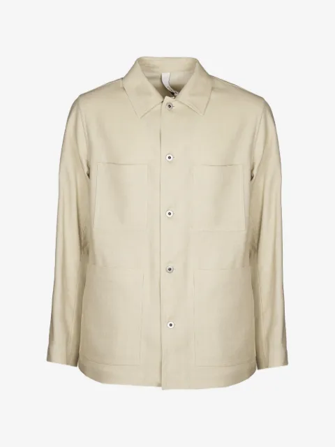 Hevo button patch pocket jacket