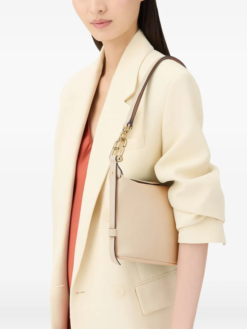  Furla Nuvola Arcosfera Hardware Mini Bag - Neutrals 