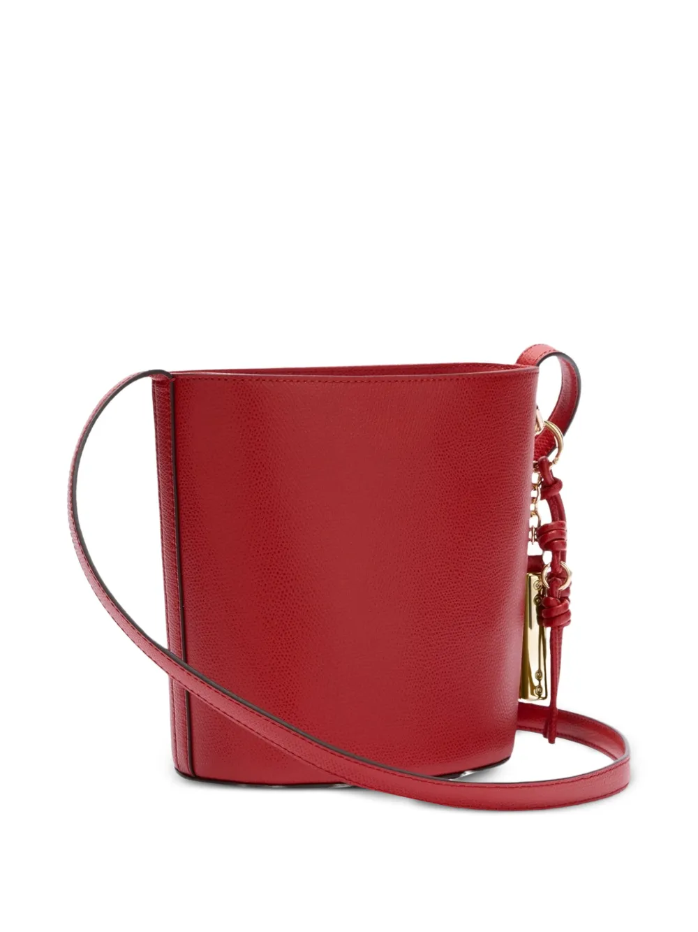 Furla Roxie leren bucket-tas met bedel Rood