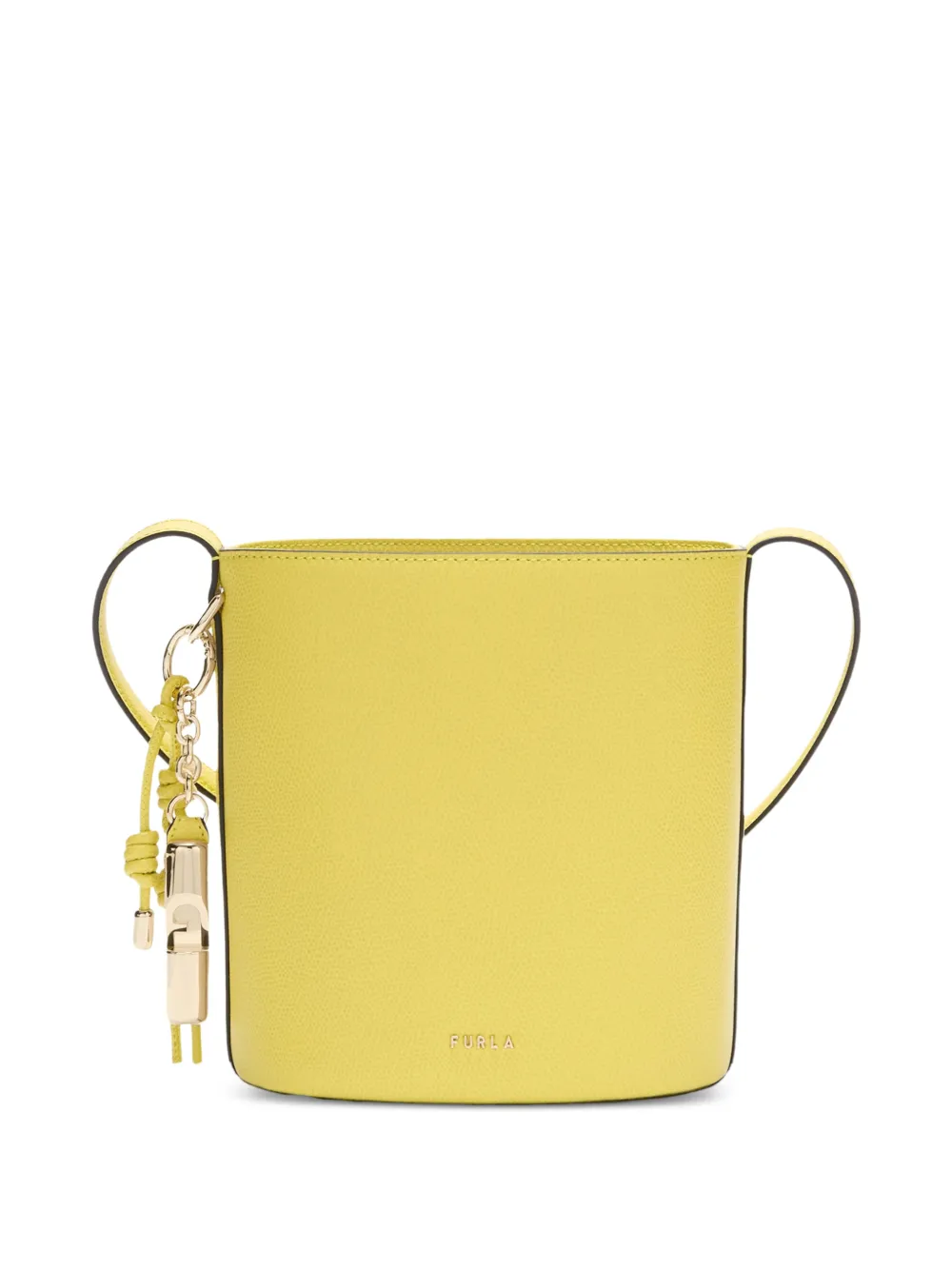 Furla Borsa a secchiello Roxie con ciondolo - Giallo