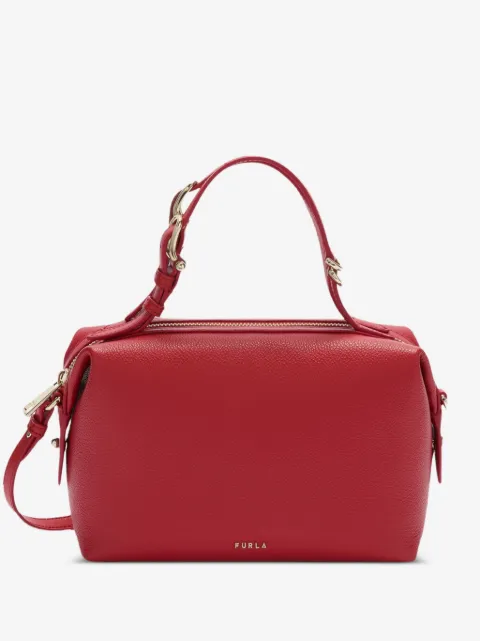 Furla Boston leather tote bag