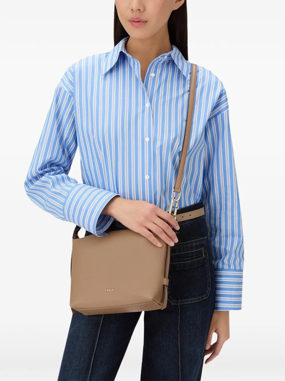 Furla Tonie shopper Bruin
