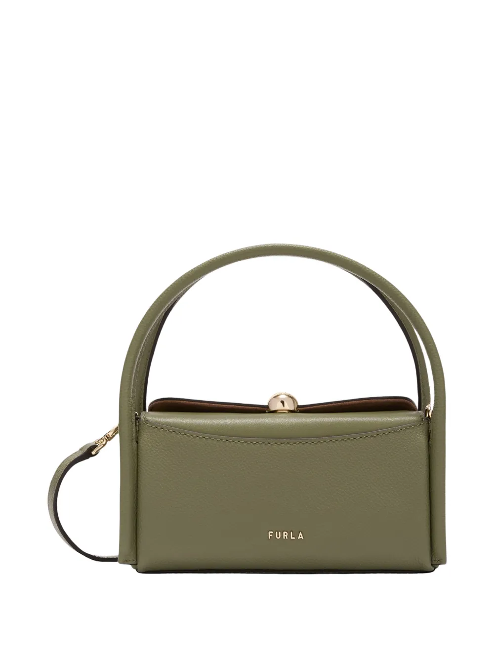 Furla Eckiger Boston Tote Bag - Grün
