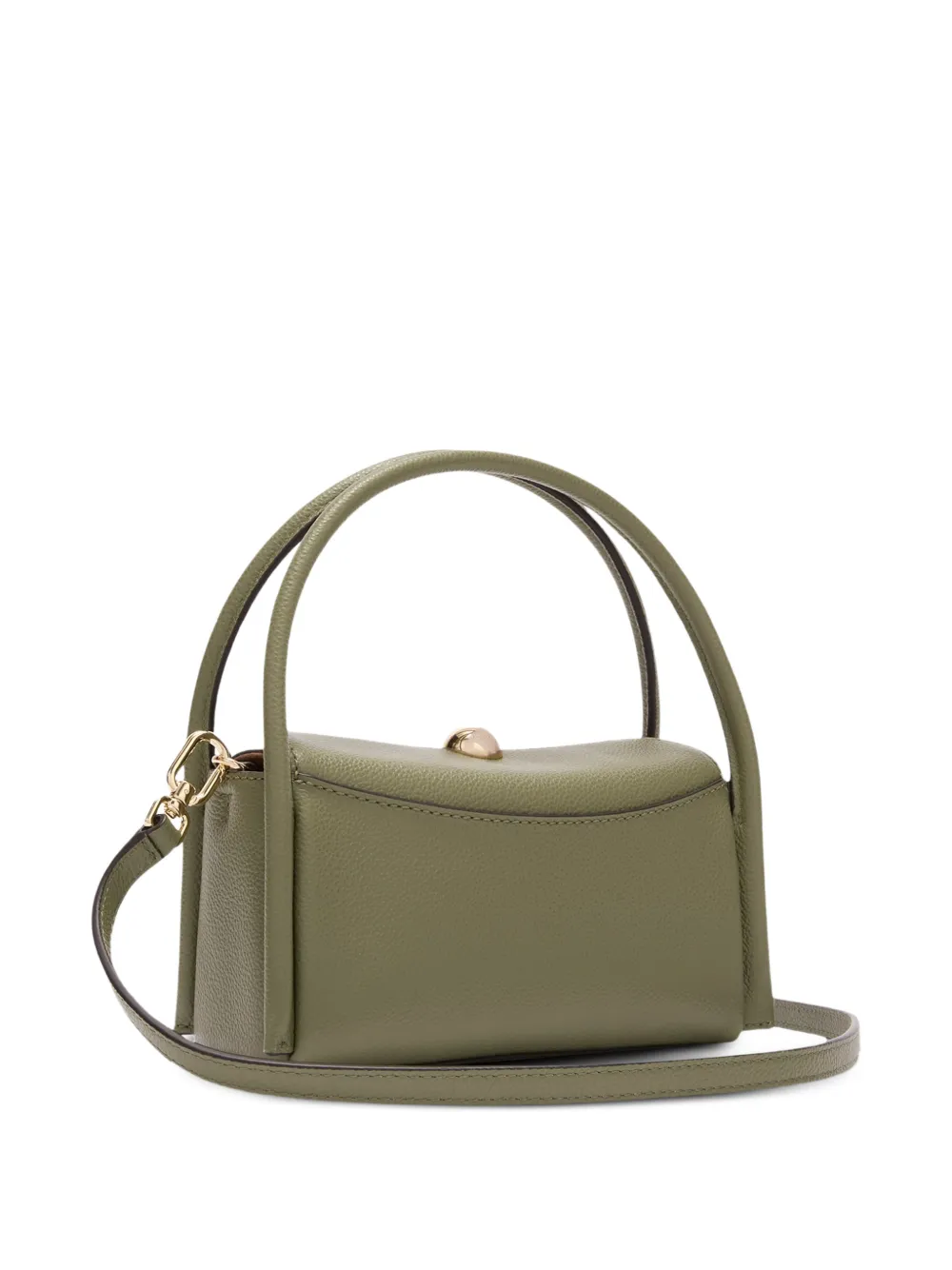 Furla Vierkante bewerkte Boston shopper Groen