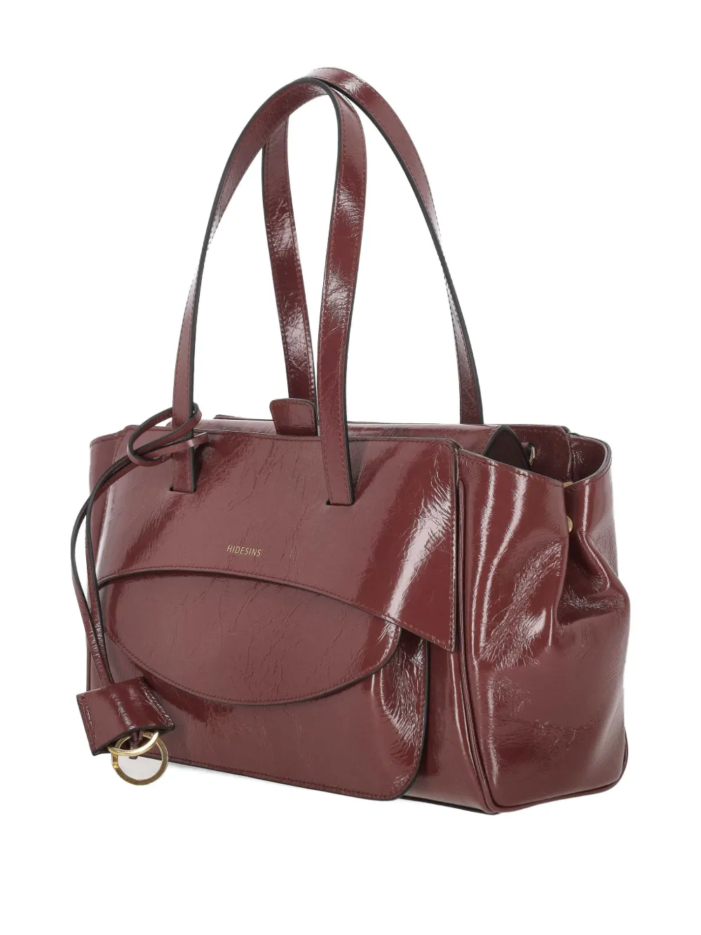 Hidesins Textured Crossbody Bag In Red