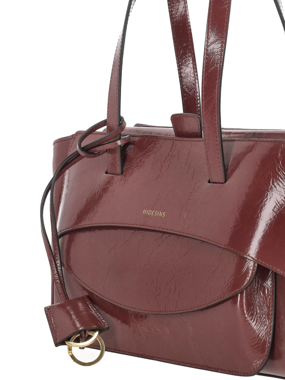 Hidesins Textured Crossbody Bag In Red