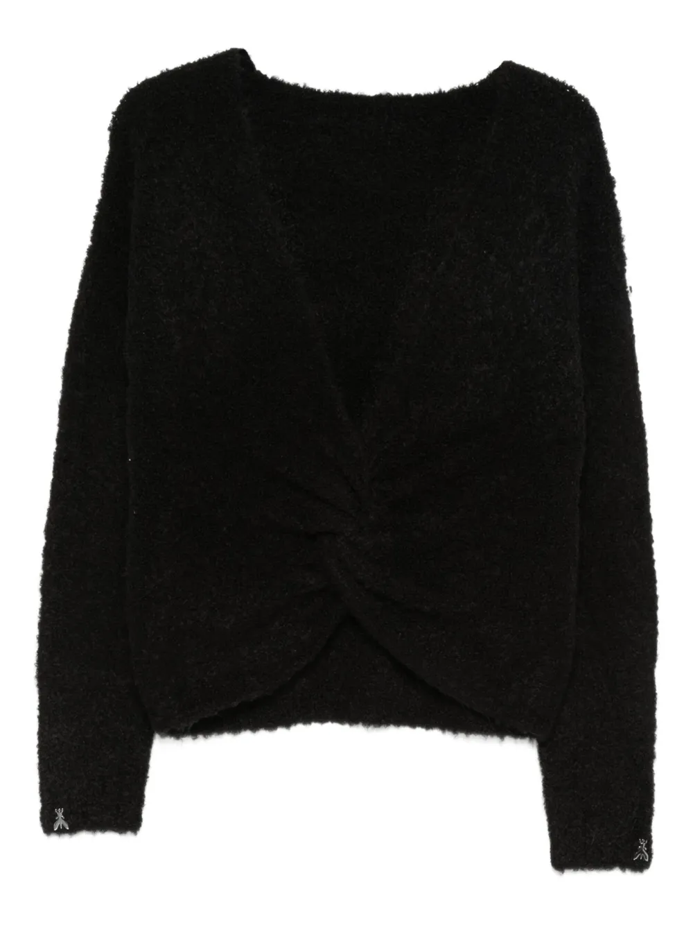 Patrizia Pepe Long-sleeves Sweater In Black