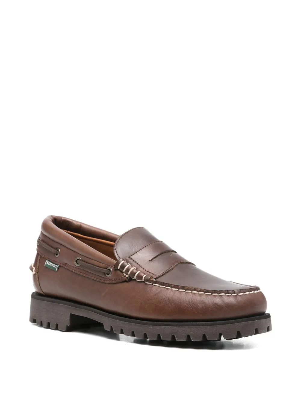 Sebago leren loafers - Bruin