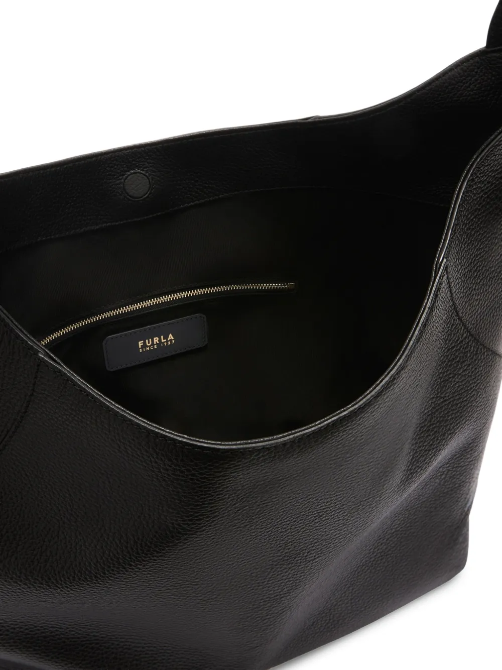 Furla Lara grote schoudertas Zwart