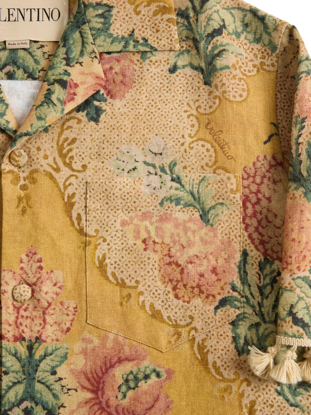 Valentino Garavani Apres L'Hiver overhemd - Geel