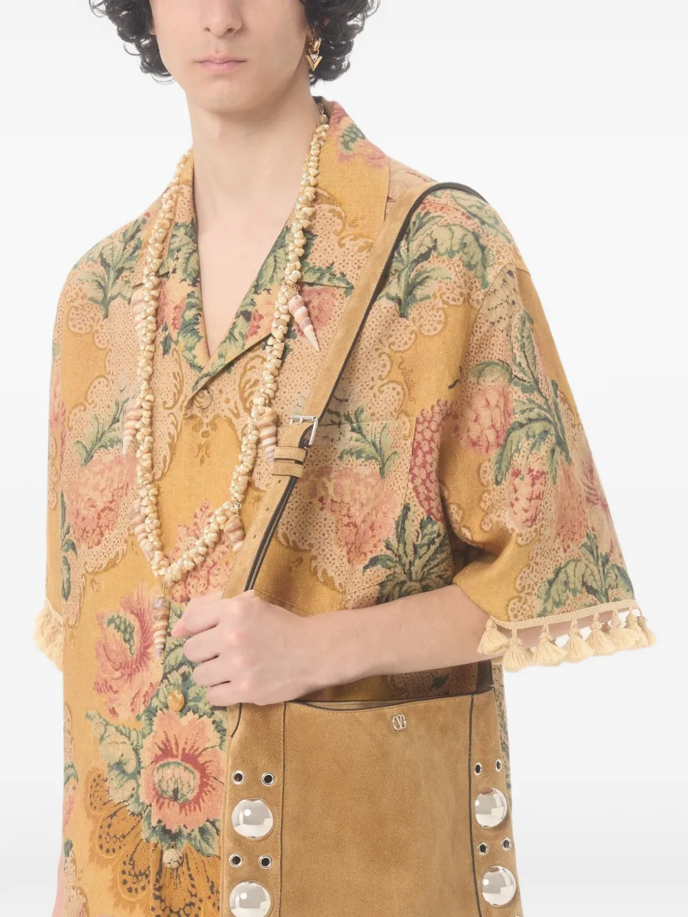 Valentino Garavani Apres L'Hiver overhemd Geel