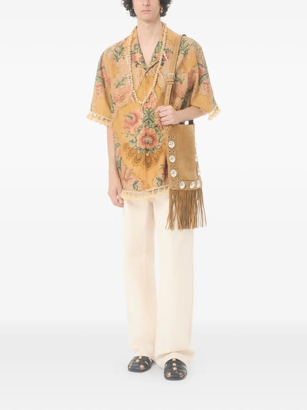Valentino Garavani Apres L'Hiver overhemd Geel