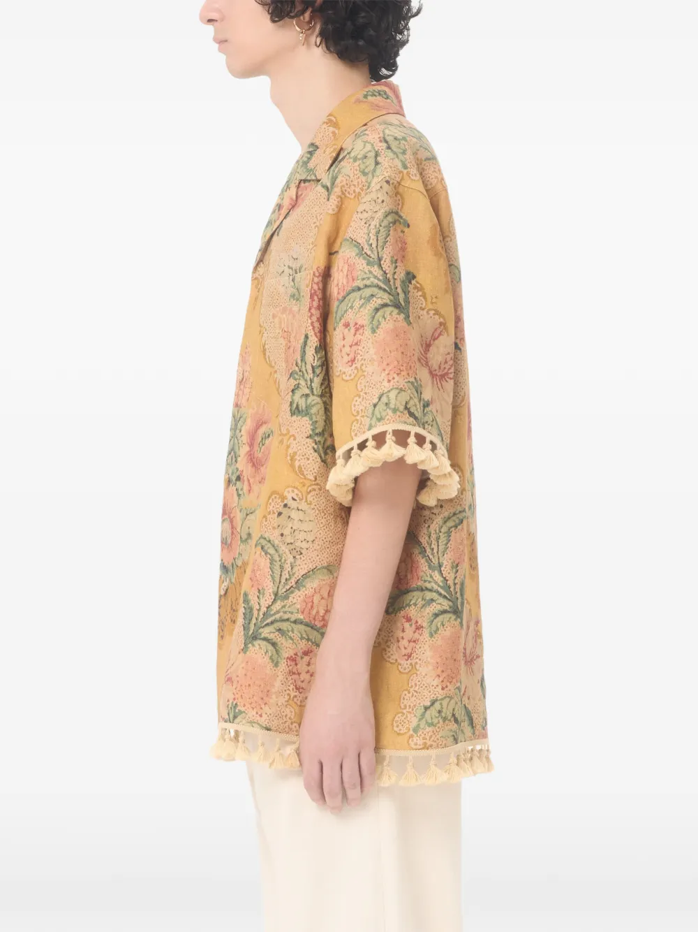 Valentino Garavani Apres L'Hiver overhemd Geel