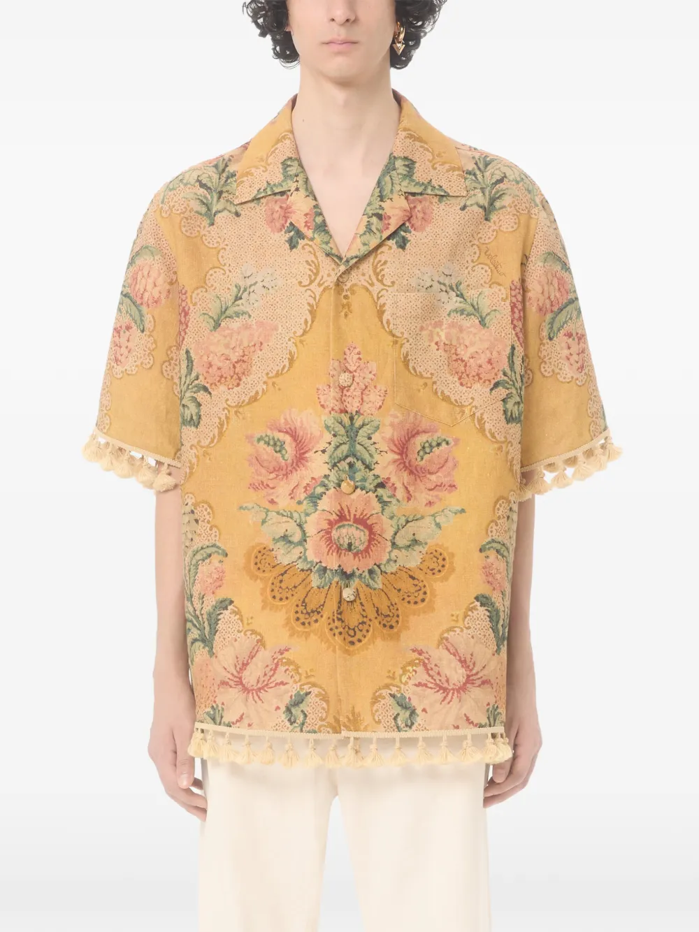 Valentino Garavani Apres L'Hiver overhemd Geel