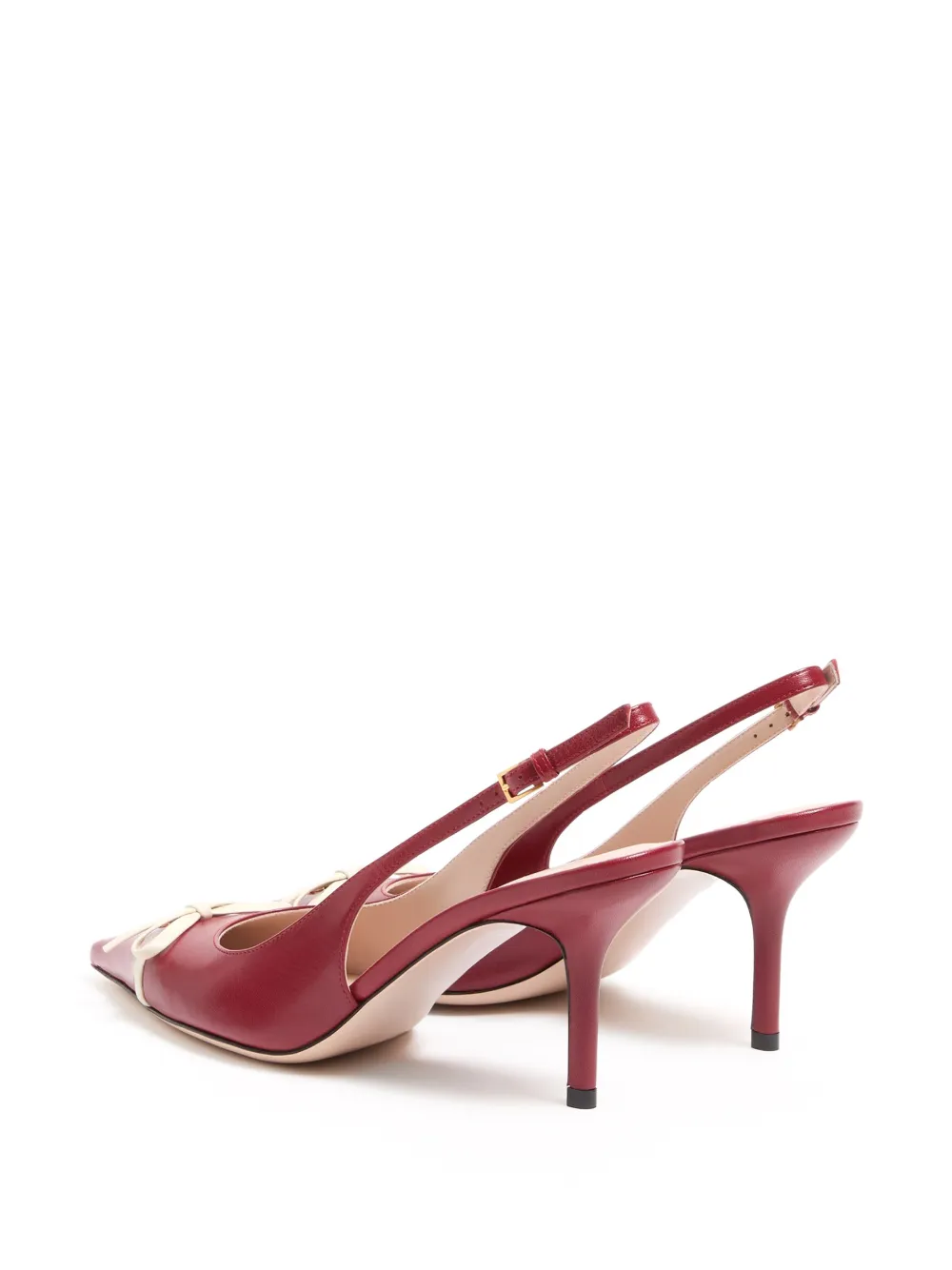 Valentino Garavani Bepointy slingback pumps met V-logo Rood