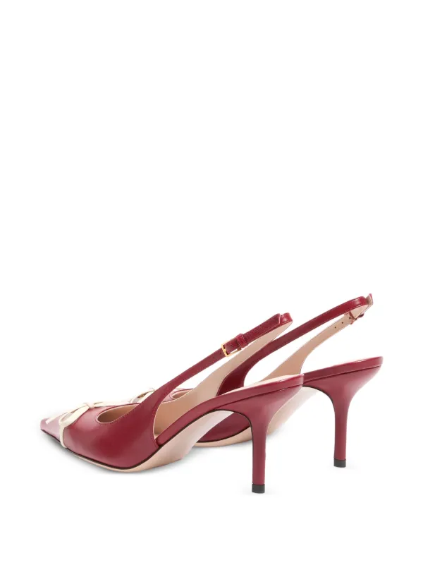 Valentino Garavani ビーポインティ Vロゴ スリングバックパンプス