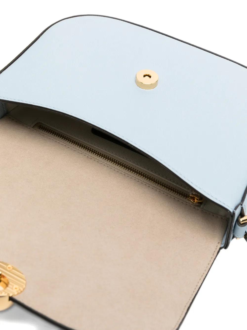 Furla Moonlight kleine leren crossbodytas Blauw