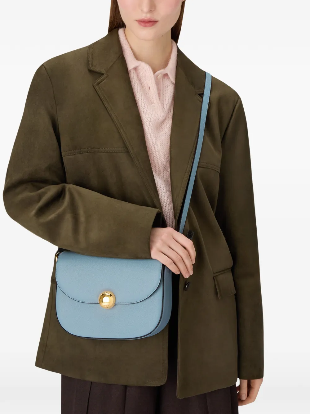 Furla Borsa a tracolla Moonlight piccola in pelle - Blu