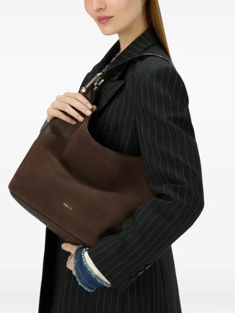 Furla Lara suède schoudertas