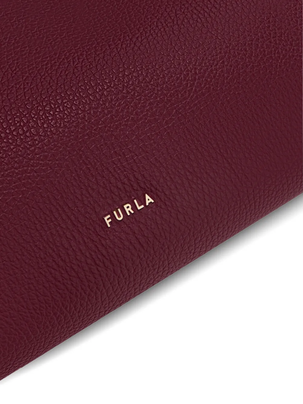 Furla Lara medium leren schoudertas Rood