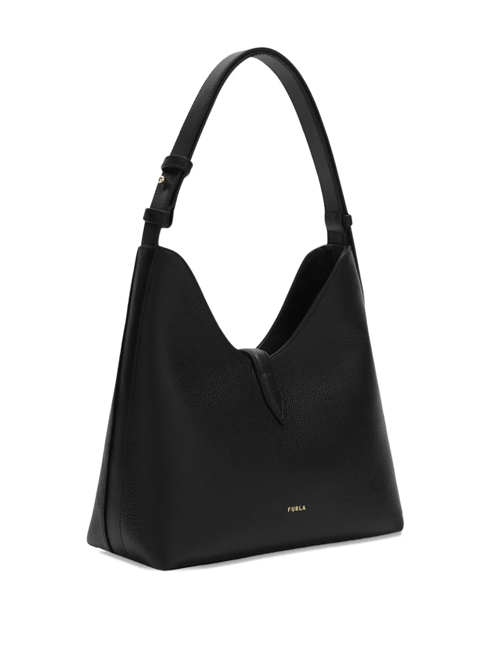 Furla Small Goccia Shoulder Bag In Black
