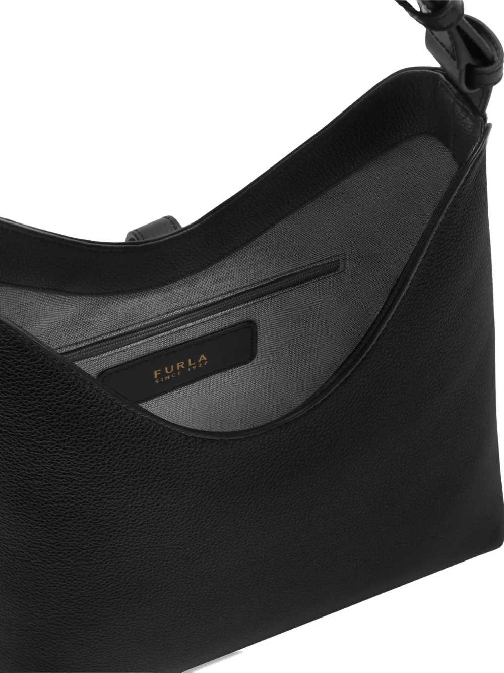 Furla Small Goccia Shoulder Bag In Black