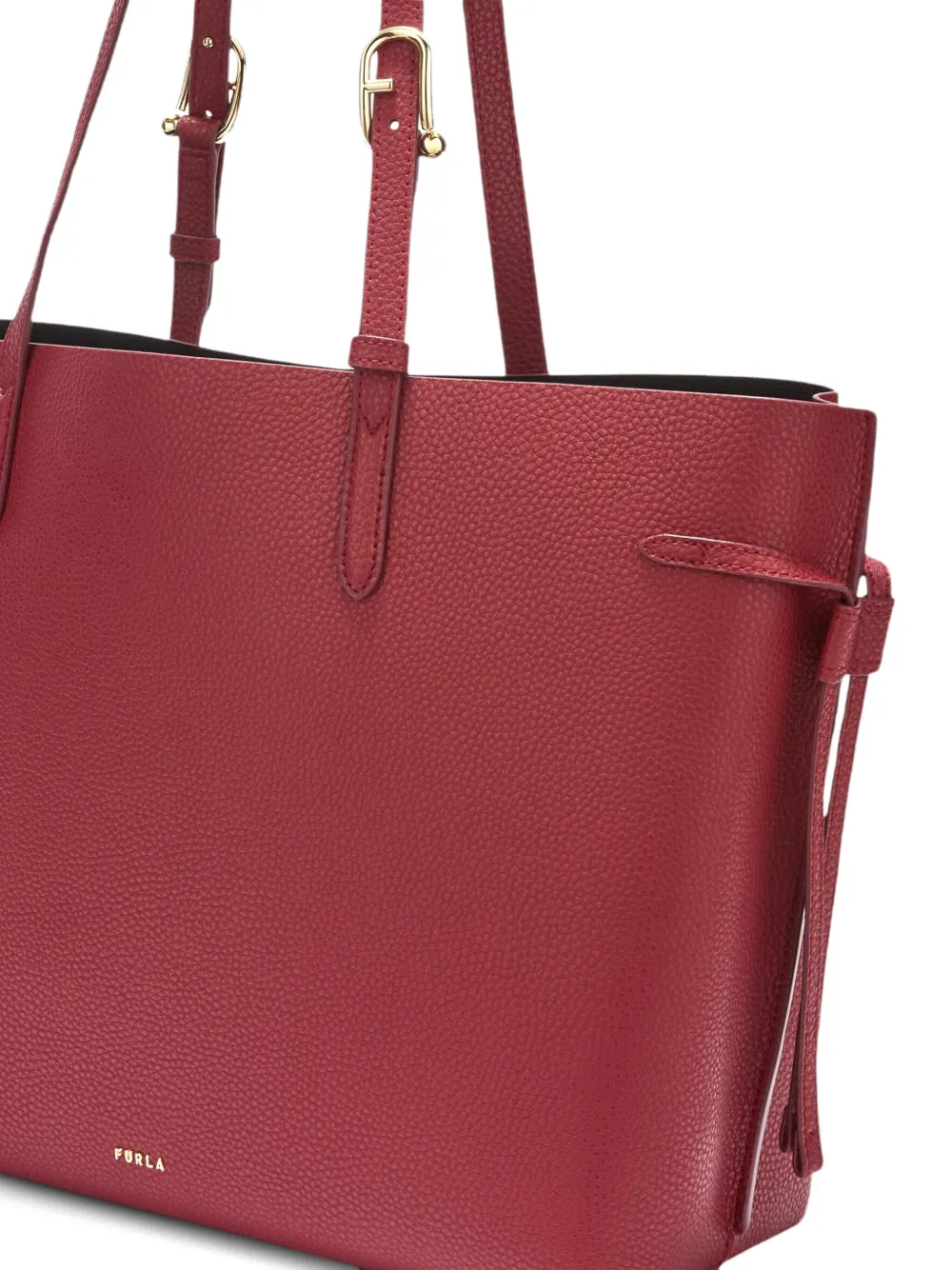 Furla Ava grote leren shopper Rood