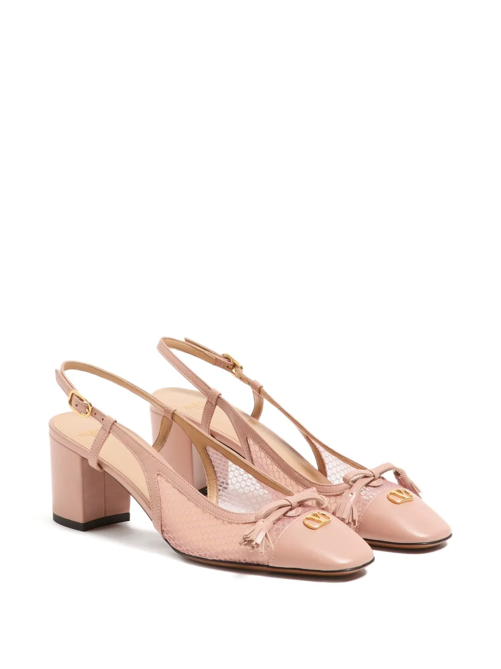 Valentino Garavani Valet Du Roi pumps met kwastje Roze